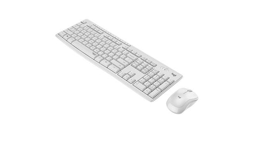 TASTIERA + MOUSE OTTICO WIRELESS LOGITECH COMBO MK295 920-009821 WHITE