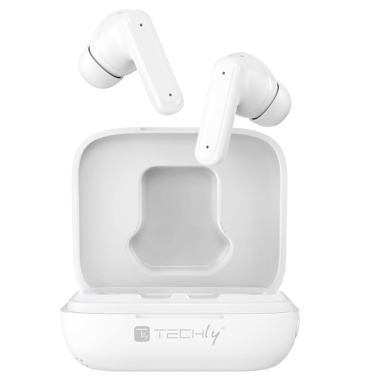 Cuffie Auricolari BT con Custodia Smart Touch Screen LCD Cancellazione Attiva del Rumore ANC