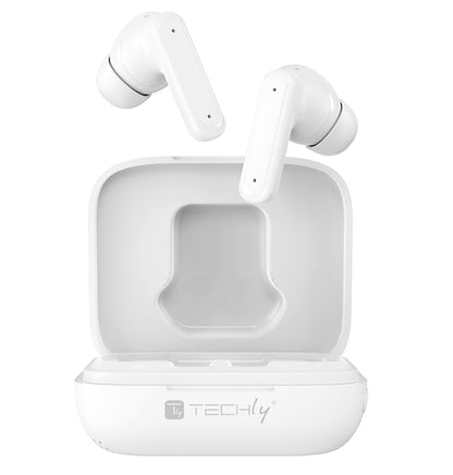 Cuffie Auricolari BT con Custodia Smart Touch Screen LCD Cancellazione Attiva del Rumore ANC