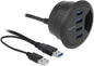 Hub USB 3.2 4 porte In-Desk Diametro 6 e 8 cm