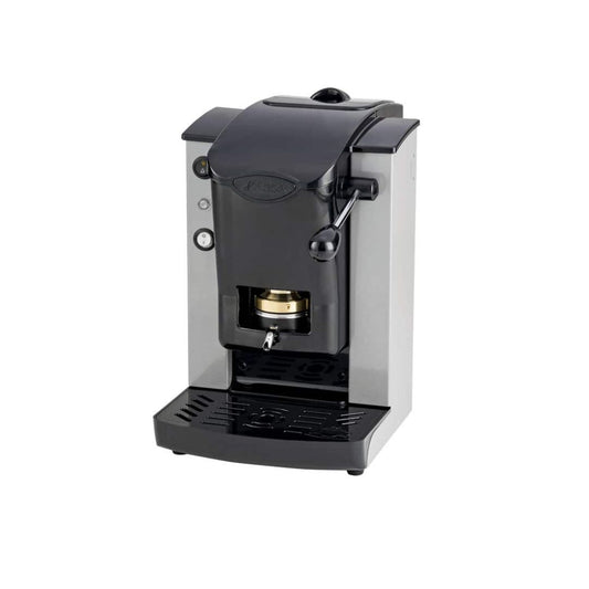 MACCHINA DA CAFFE' FABER SLOT PLAST BASIC TELAIO GRIGIO PLASTICHE NERO PRESSACIALDA IN OTTONE SPGRINBASOTT