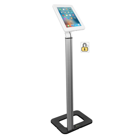 Supporto da Pavimento con Chiave di Sicurezza iPad/Tablet 9.7''-10.1''