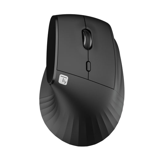 Mouse Ergonomico RGB Wireless + USB 2.4G Nero