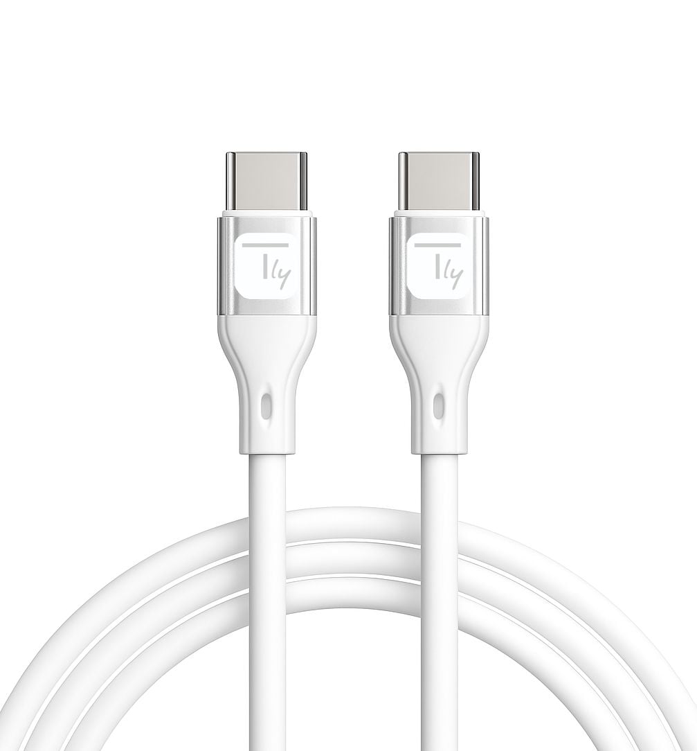 Cavo USB-C&trade; Maschio/Maschio USB 2.0 in Silicone 1m Bianco