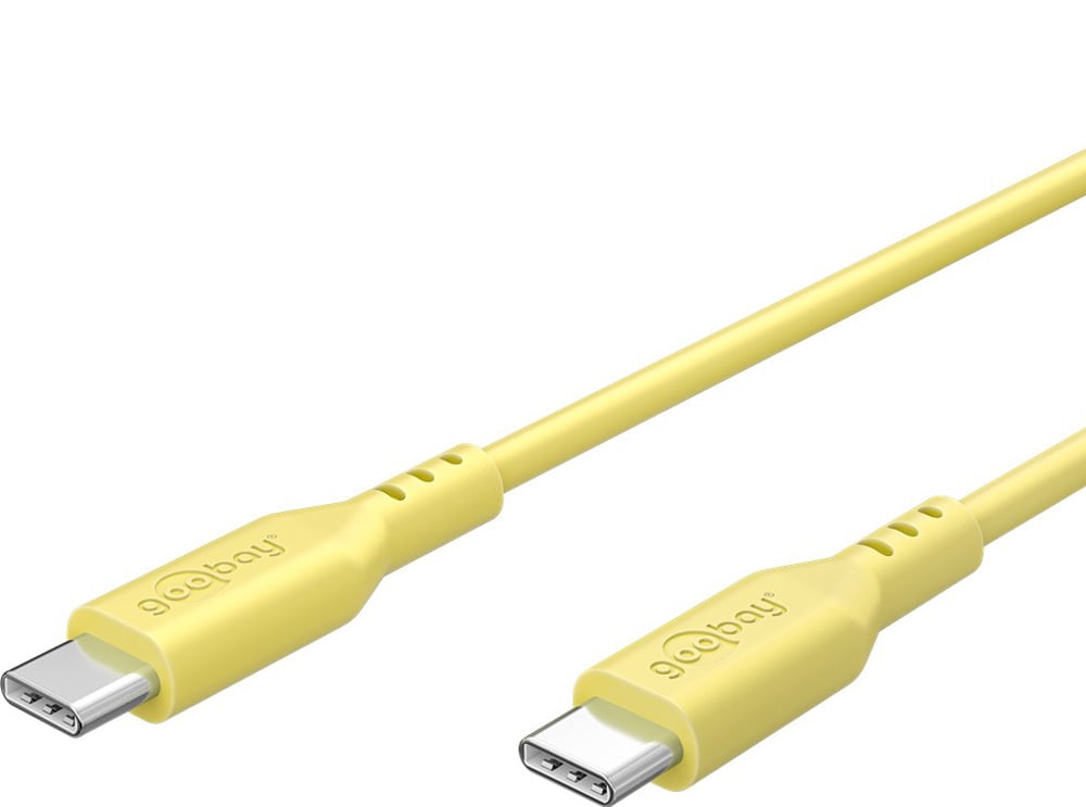Cavo USB-C™ Maschio/Maschio USB 2.0 in Silicone 1,5 metri Giallo