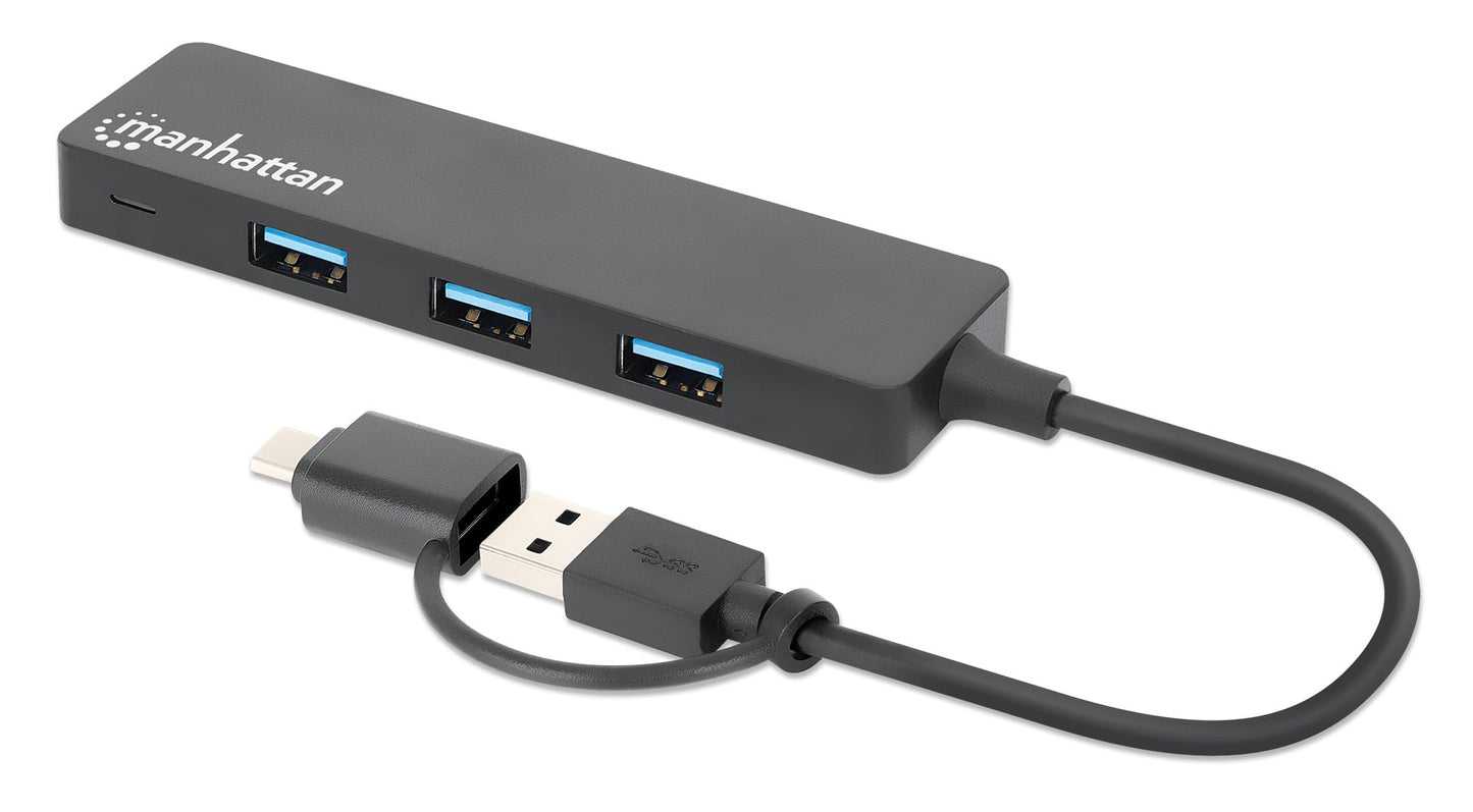 Hub USB 3.2 Gen1 4 Porte Combo USB-A e USB-C