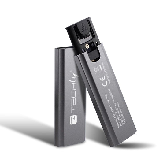 Box Esterno USB-C USB3.2 Gen2 NVMe/SATA M.2 SSD