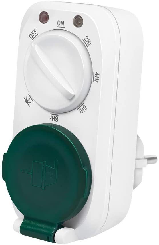 Timer Sensore Crepuscolare 7 Diverse Impostazioni IP44 Esterno Interno