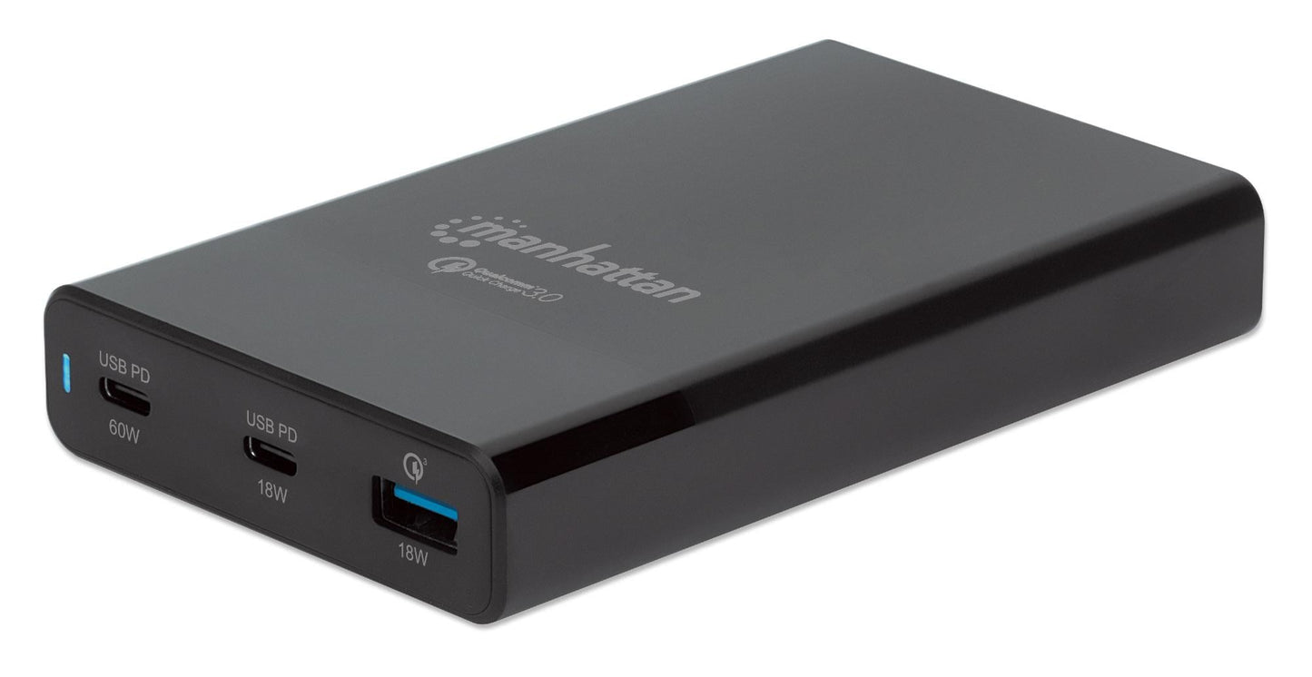 Stazione di ricarica USB-C&trade; PD 65W Nero
