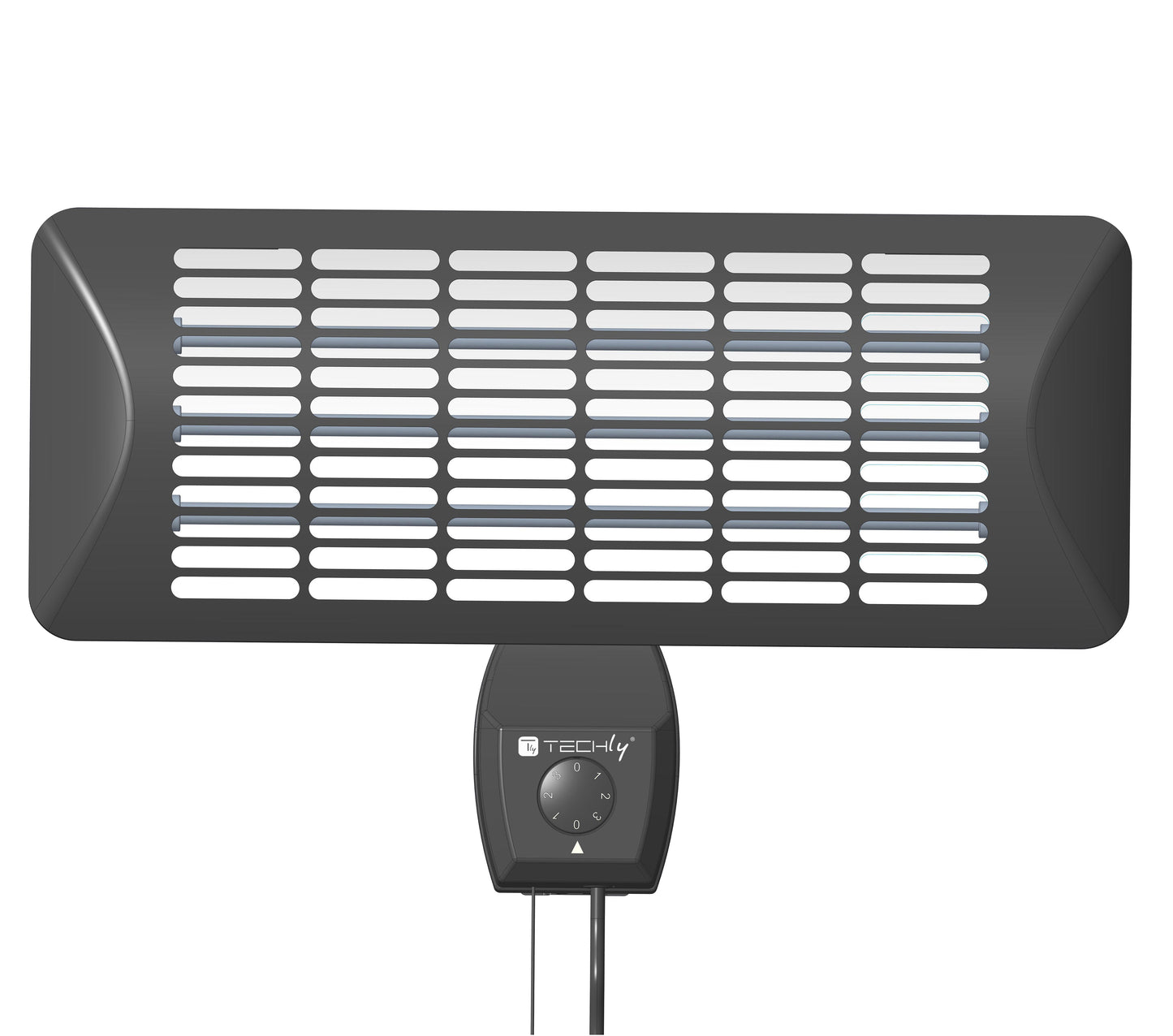 Stufetta da Parete al Quarzo per Interno Esterno IP24 2400W