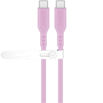 Cavo USB-C Maschio/Maschio USB 2.0 in Silicone 1,5 metri Rosa