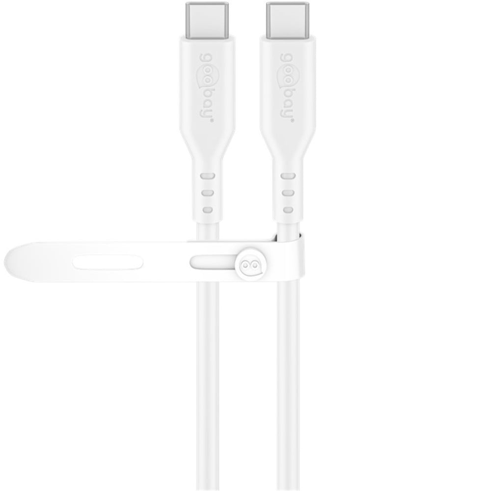 Cavo USB-C Maschio/Maschio USB 2.0 in Silicone 1,5 metri Bianco