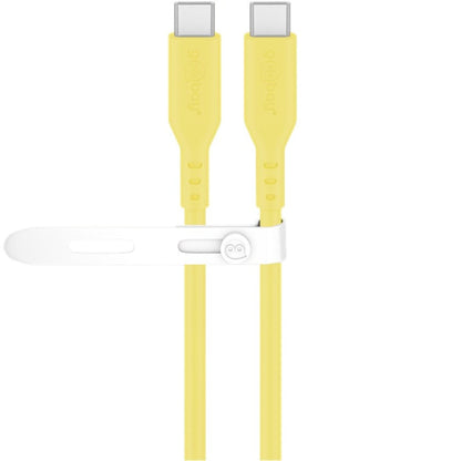 Cavo USB-C Maschio/Maschio USB 2.0 in Silicone 1,5 metri Giallo