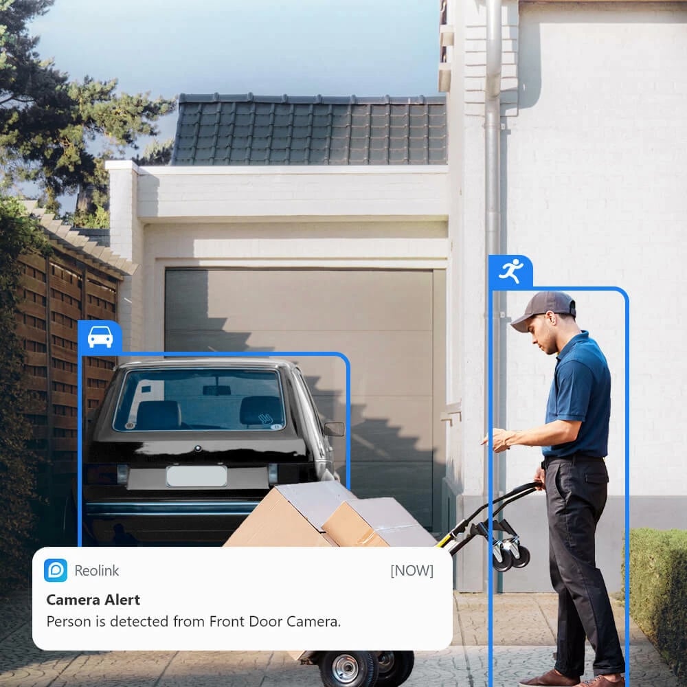 Telecamera di Sicurezza a Batteria 8MP 4K IP65 da Esterno, Serie G340