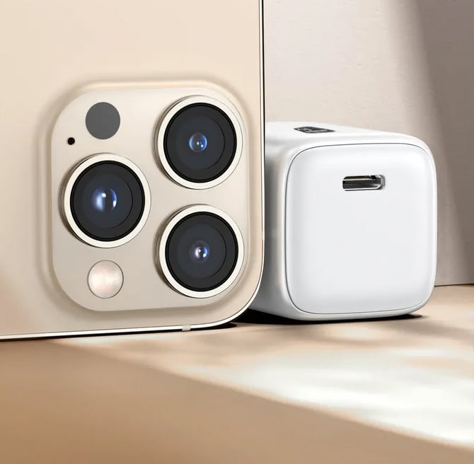 Caricatore Alimentatore GaN USB-C da Muro 65W