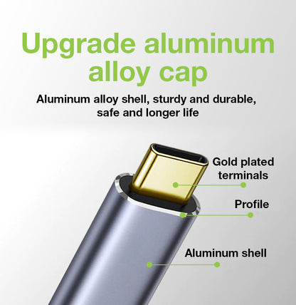 Cavo USB 3.2 Gen 2x2 USB-C M/M E-Mark 1m 4K Nero