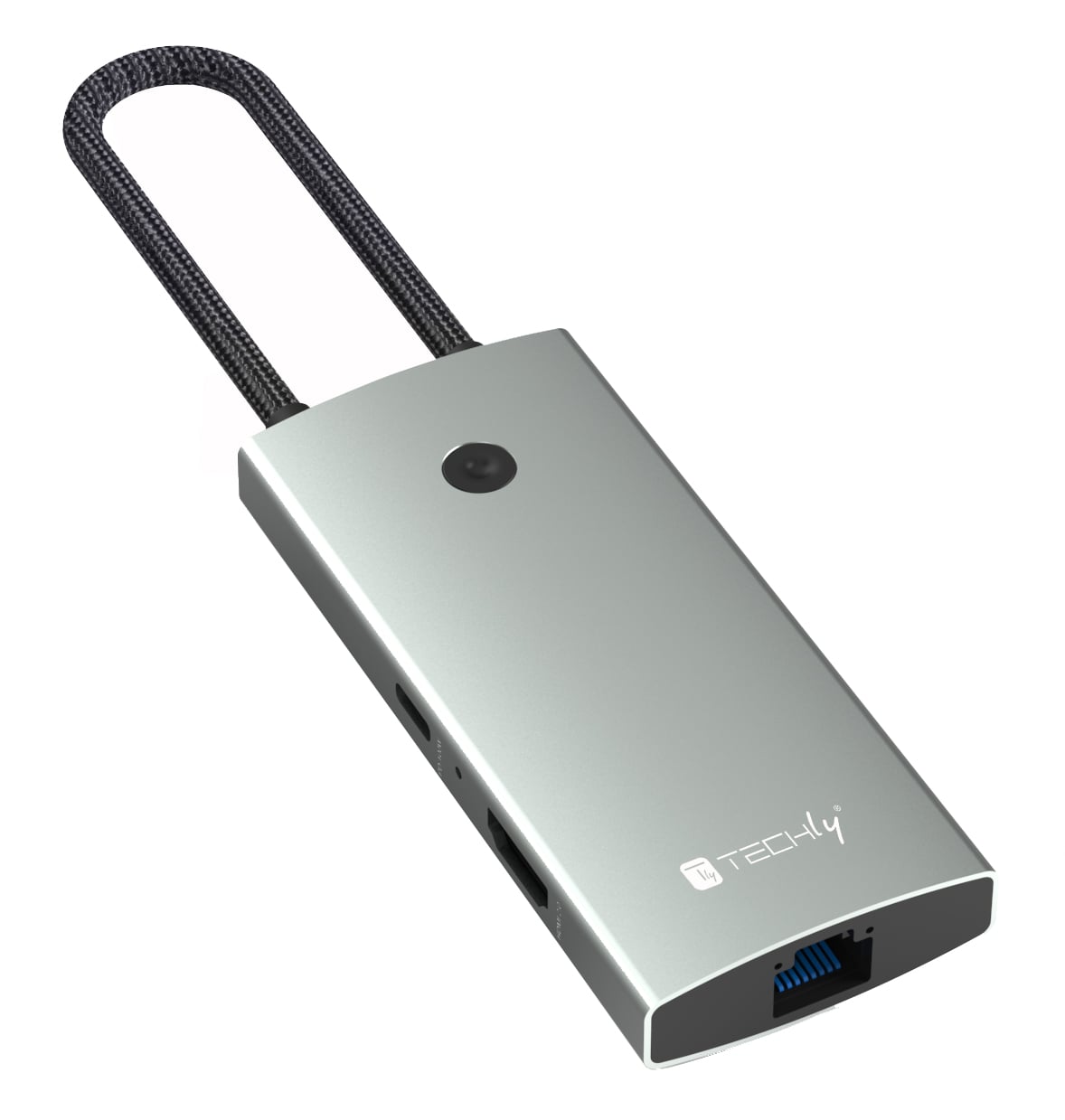 Docking Station Multifunzione Hub USB-C 6 in 1 con interruttore