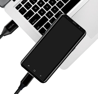 Cavo HighSpeed USB-C Maschio/USB-A Maschio 0,3 metri Nero