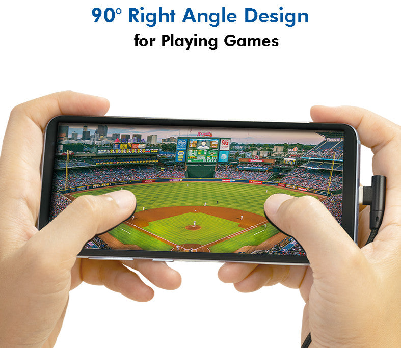 Cavo HighSpeed USB-C Maschio Angolato/USB-A Maschio Dritto 0,3 metri Nero