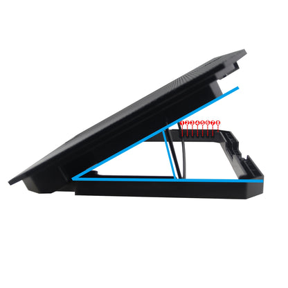 Supporto per Notebook fino a 17'' con Sistema di Raffreddamento