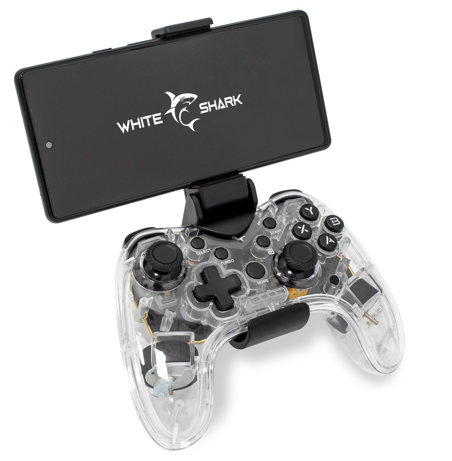 Joypad Controller di Gioco con Retroilluminazione LED e Doppia Vibrazione USB-C e Bluetooth