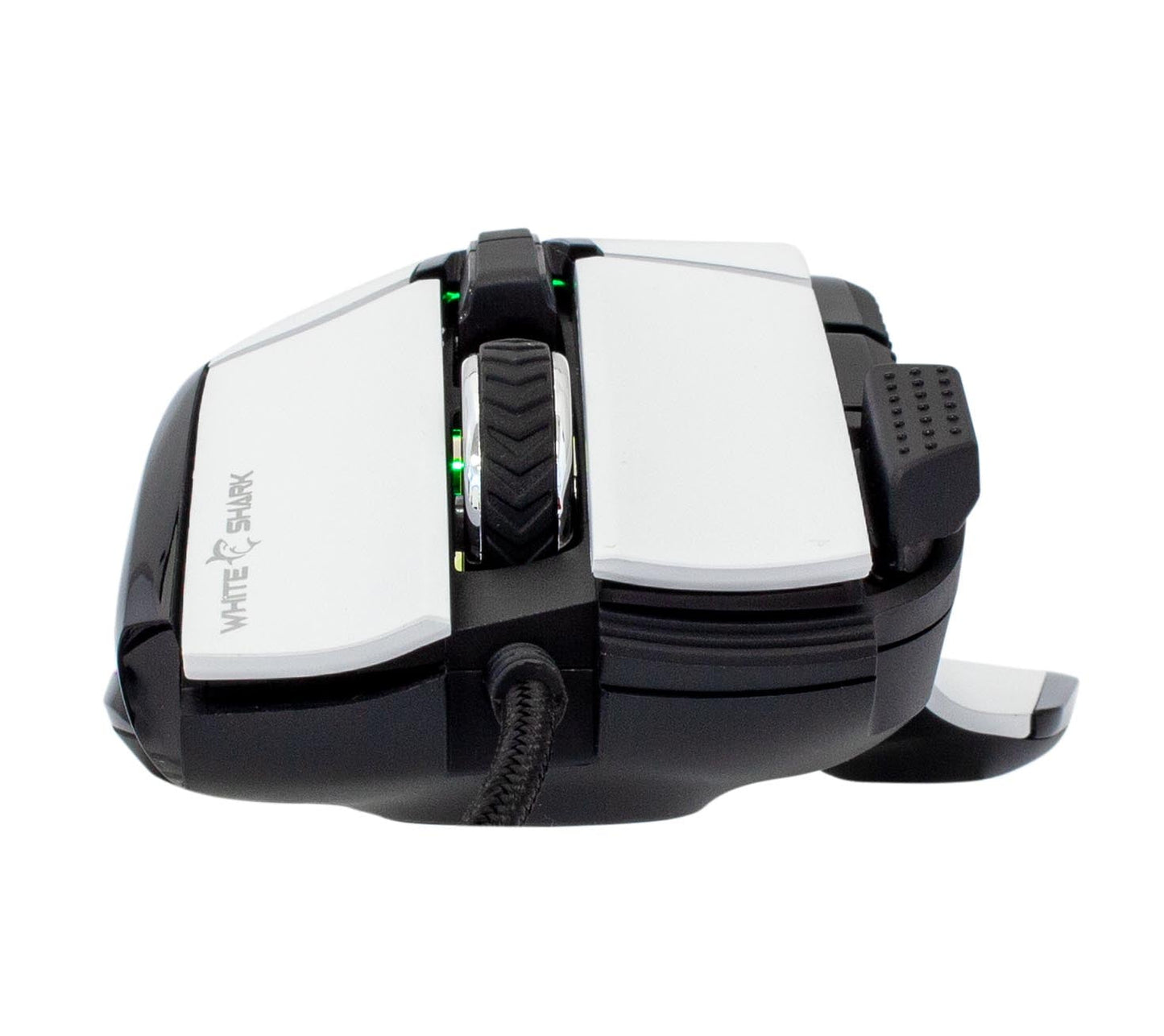 Mouse Ottico USB Gaming 12000 Dpi 9 Tasti Retroilluminazione LED RGB Bianco, MARROK