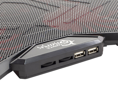 Dissipatore per Notebook fino a 17.3'' con 5 Ventole LED GCP-29