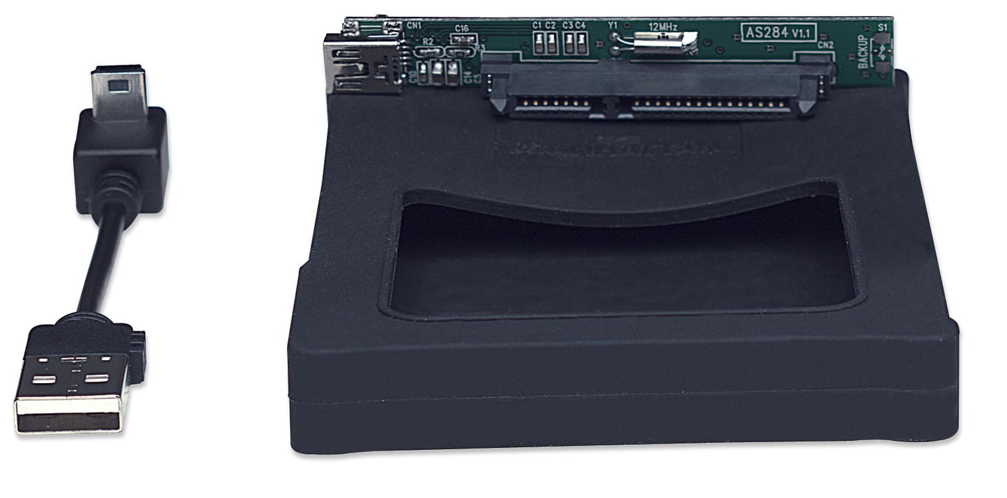 Box esterno 2.5'' SATA USB2.0 Silicone Nero