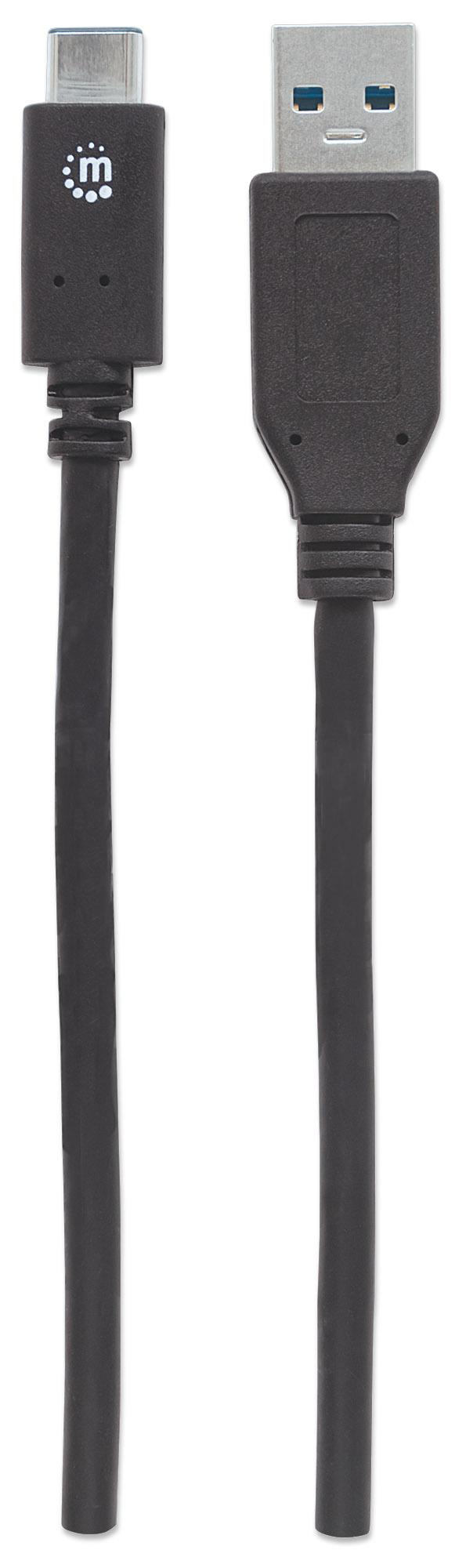 Cavo USB 3.2 Gen2 A Maschio / USB-C Maschio 1m Nero