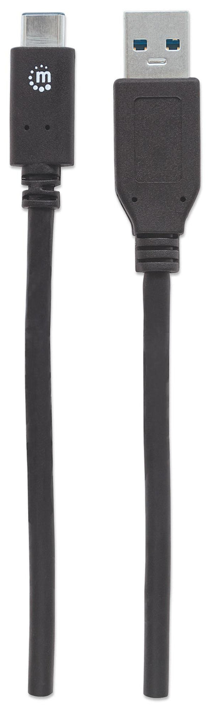 Cavo USB 3.2 Gen2 A Maschio / USB-C Maschio 1m Nero