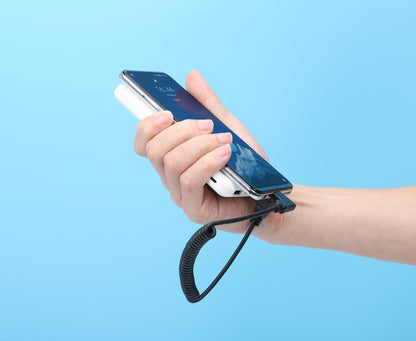 Cavo di Ricarica USB-C a Micro-USB 1m Spiralato Nero