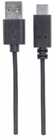 Cavo USB 3.2 Gen1 tipo A Maschio / USB-C Maschio 3 metri Nero