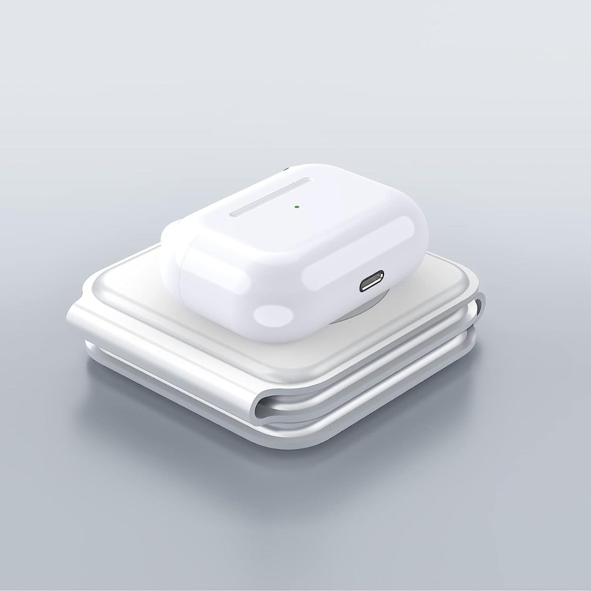 Caricabatterie wireless 3 in 1 pieghevole stazione di ricarica wireless rapida docking station caricatore senza fili