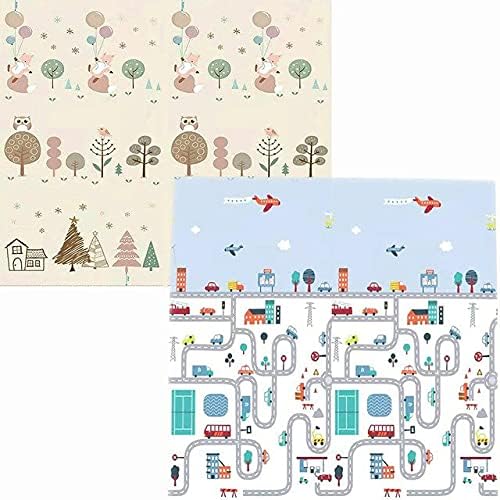 Tappetino da gioco reversibile extra large per bambini