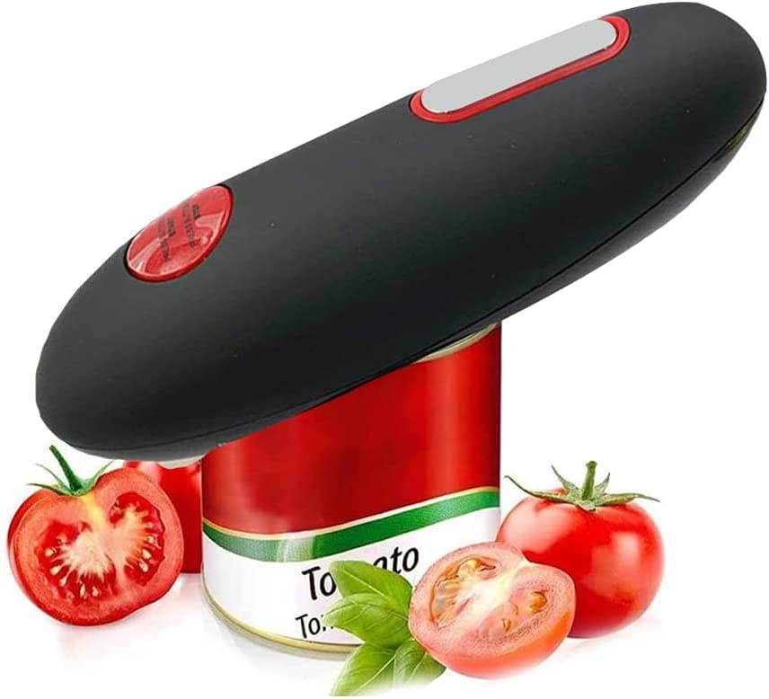 Apriscatole elettrico per cucina apriscatole a batteria portatile con bordo liscio apriscatole automatiche con un solo tocco