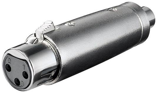 Adattatore XLR Cannon Femmina a RCA Femmina