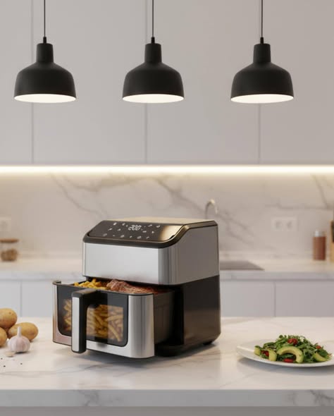 Friggitrice ad aria digitale SUPREMA QZ-8002 - 10 litri 1500W