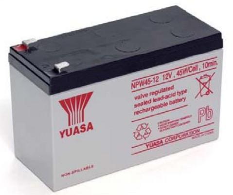 Batteria Piombo-Acido per UPS 12V 8,5Ah, NPW45-12 (Faston 250 6,30 mm)