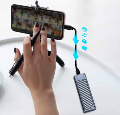 Box Esterno USB-C 3.2 Gen 2 per SSD M.2 NVMe e SATA