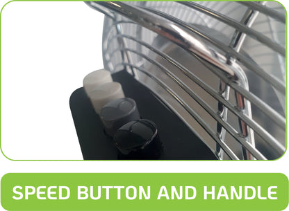 Ventilatore Industriale da Pavimento Diametro 45 cm 3 Livelli di Potenza