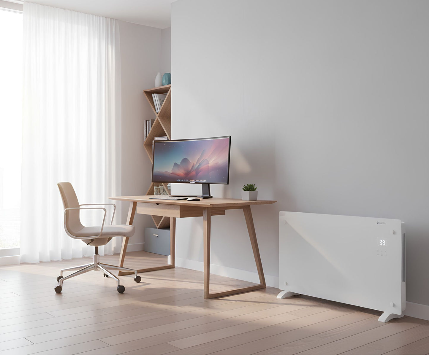 Termoconvettore da Pavimento o da Parete Riscaldatore Elettrico 2000W