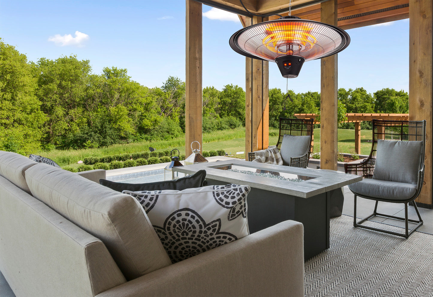 Riscaldatore Radiante da Soffitto per Interno Esterno IP34 2100W