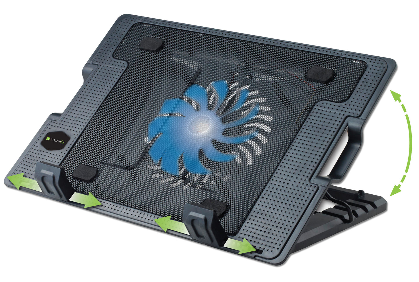 Supporto per notebook fino a 17.3'' con sistema di raffreddamento