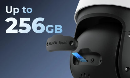 Telecamera di Sicurezza PoE 8MP 4K PTZ con Auto-Zoom Tracking 360&deg; IP66, Serie P840