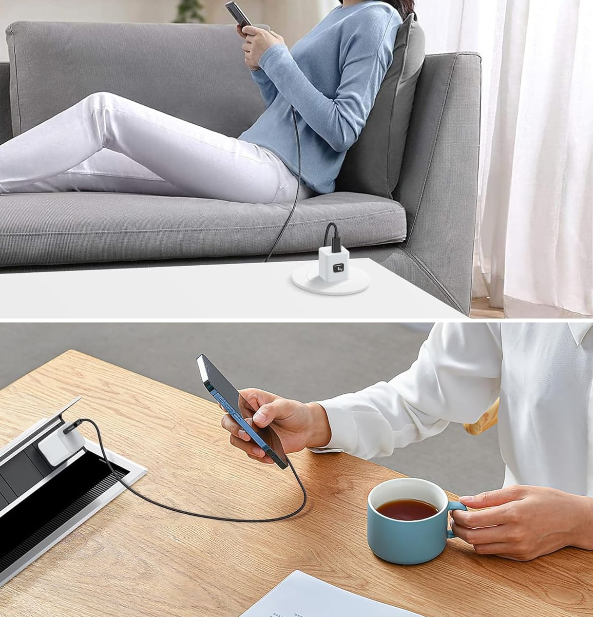 Caricatore Alimentatore GaN USB-C da Muro 65W