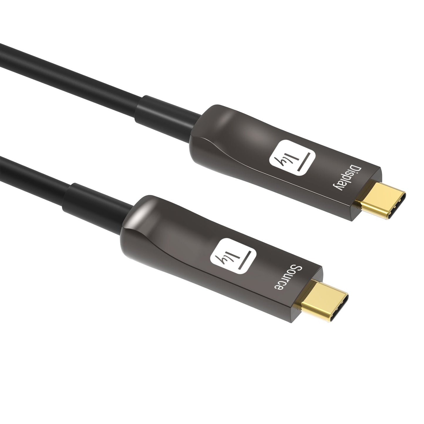 Cavo Audio/Video Ottico Attivo USB-C M/M AOC Fibra Ottica 4K 10m