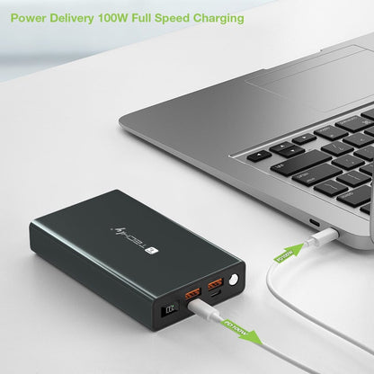 Power Bank Smartphone 20000 mAh 100W USB-C 4 Porte Output