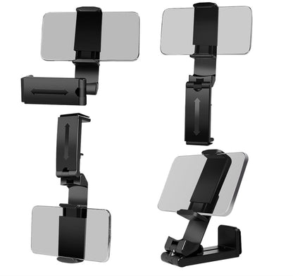 Supporto Porta Smartphone 4,7–6,9'' con Rotazione 360° Nero