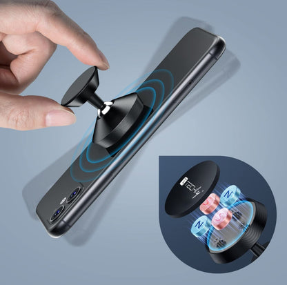 Supporto Smartphone Magnetico con Doppio Snodo Metallico 360°