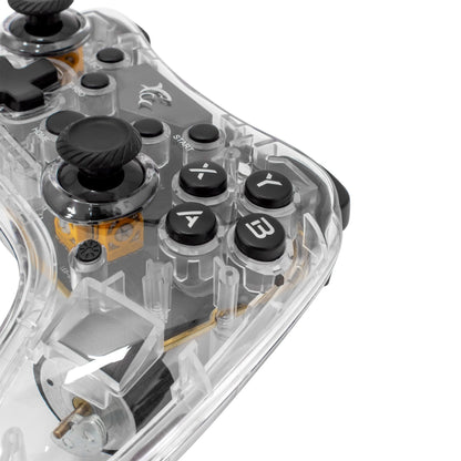 Joypad Controller di Gioco con Retroilluminazione LED e Doppia Vibrazione USB-C e Bluetooth